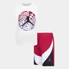 Jordan Jumpman Gym Rosso Piccolo Bambino SET TSHIRT PANTALONCINO