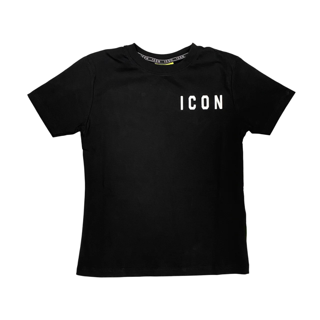 T-shirt ICON con Stampa Davanti e Dietro Kid