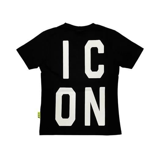 T-shirt ICON con Stampa Davanti e Dietro Kid