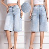 Jeans Corto Donna Quattro Stagioni Standard Brillantinato
