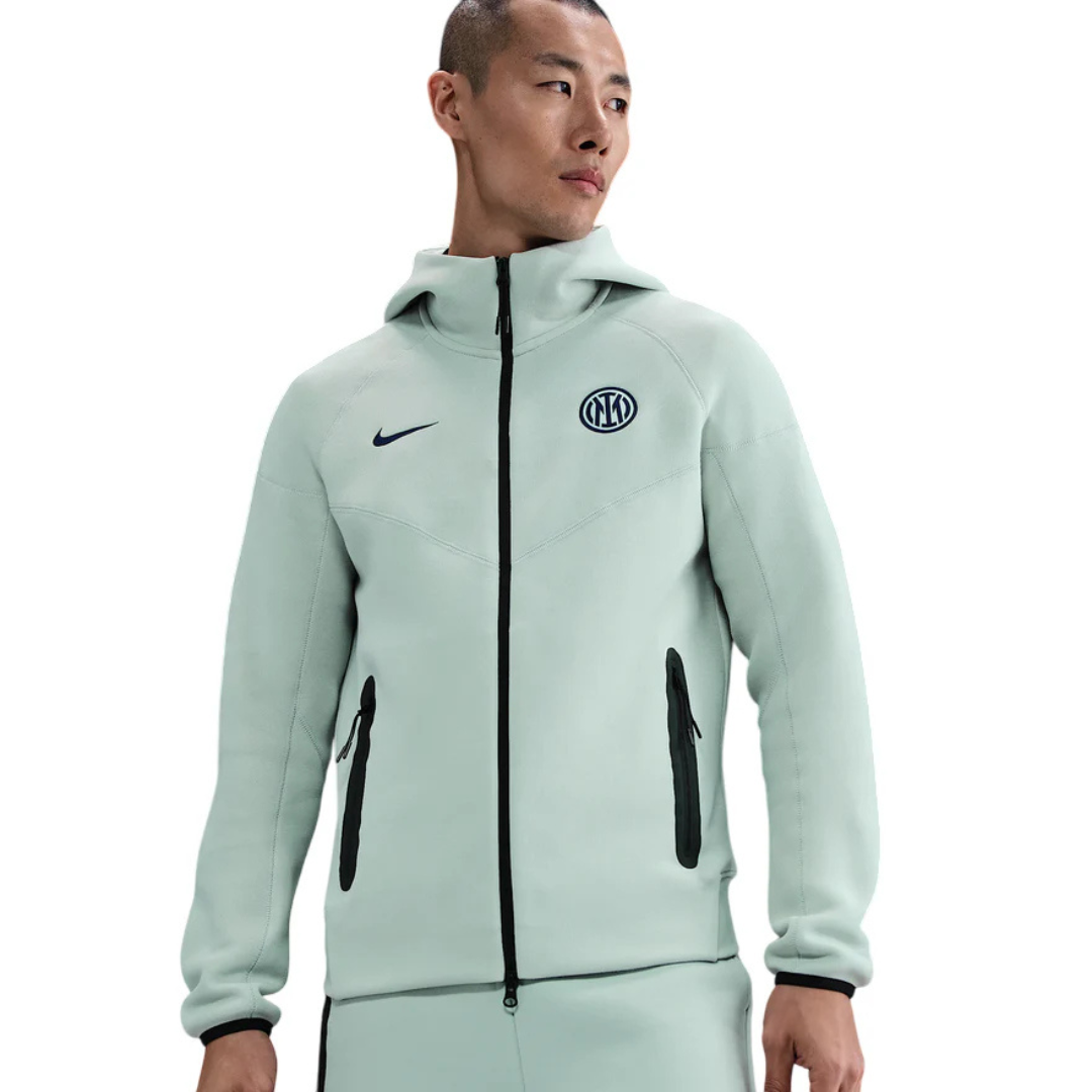 FELPA CON CAPPUCCIO FULL-ZIP NIKE TECH FLEECE INTER