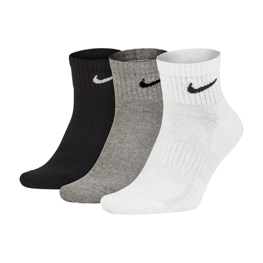 Nike 3PPK Lightweight Quarter, Calzini Unisex, Confezione da 3