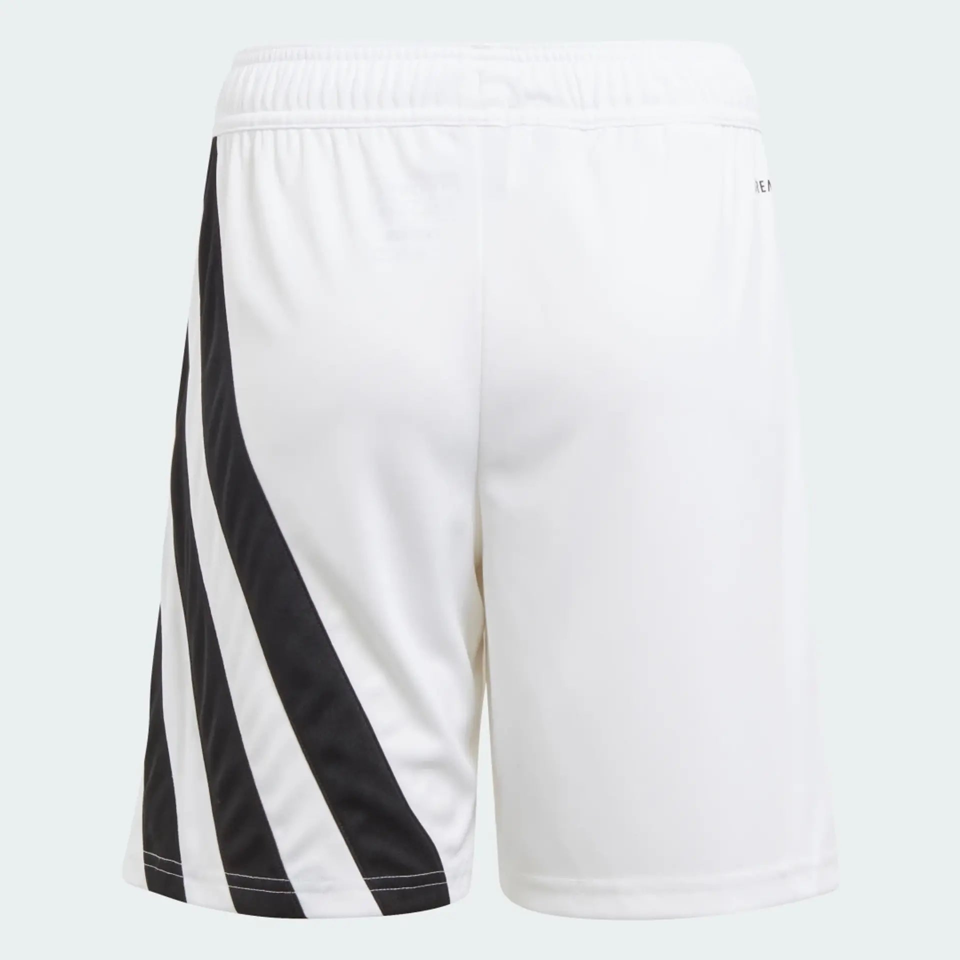 SHORT Pantaloncini adidas Fortore 23 BIANCO LINEE NERE LOGO ADIDAS NERO