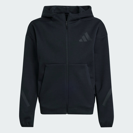 Adidas Junior Z.N.E. Full Zip Hoodie  Junior black/black