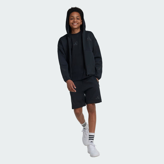 Adidas Junior Z.N.E. Full Zip Hoodie  Junior black/black