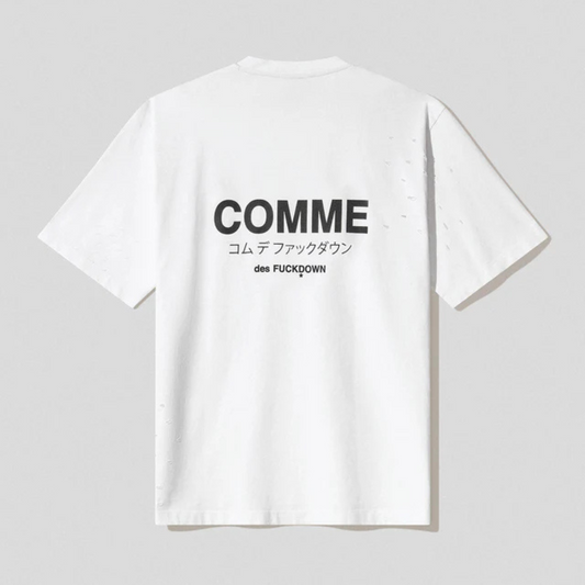 T-shirt Comme Des Fuckdown in Jersey