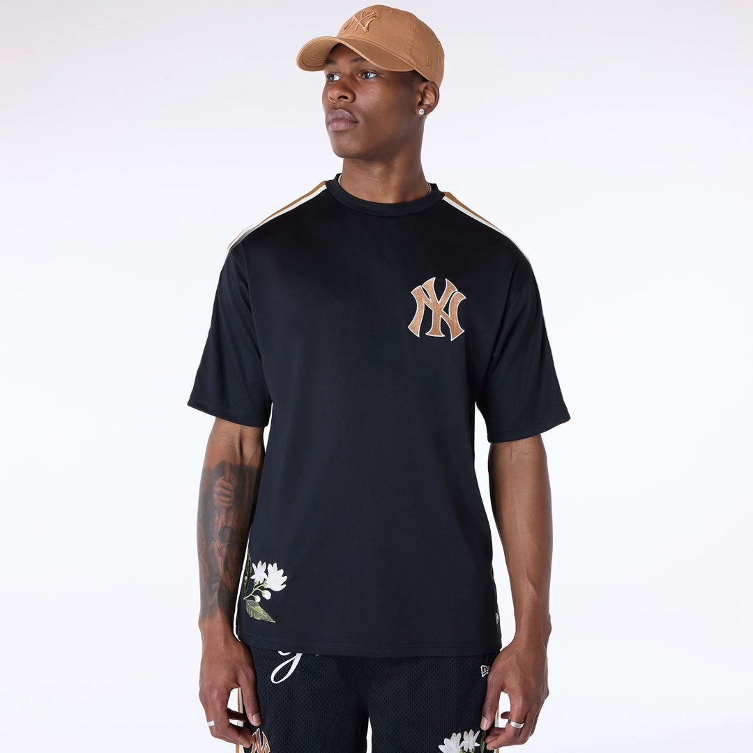 T-Shirt Oversize New York Yankees MLB Floral
