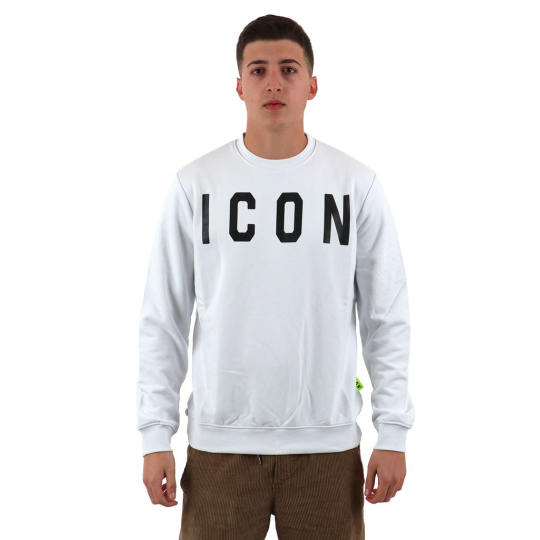 Felpa Icon Girocollo con Logo