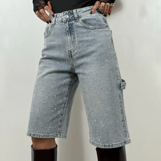 Jorts Donna Primavera/Estate Brillantinato