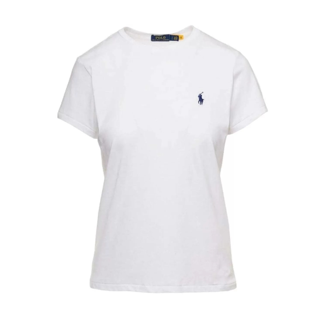 Maglietta girocollo in jersey di cotone