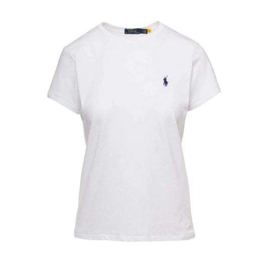 Maglietta girocollo in jersey di cotone