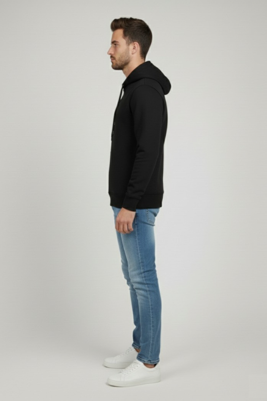 FELPA CON CAPPUCCIO DS2 100% COTONE